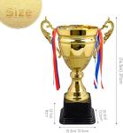 MSYU Large Gold Trophy Cup for Soccer Tournaments