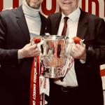 England League Cup Champions Trophy Replica Ornament