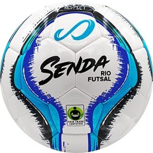 SENDA Rio Match Futsal Ball, Size 3, Blue/Black