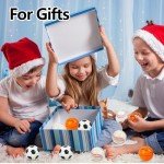 12 Pack Mini Soccer Stress Balls - Soft Foam