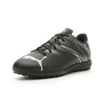 PUMA Kids' Attacanto Lawn Training Sneakers, Black Silver