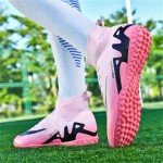 Topsfeba Unisex Indoor Soccer Cleats - Pink