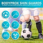 Bodyprox Large Soccer Shin Guard Sleeves for All