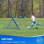 Winthai 3.7x3.7FT Quick-Switch Soccer Rebounder Net