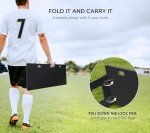 ZivPlay Black Soccer Rebounder Board for Training