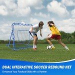 Winthai 3.7x3.7FT Quick-Switch Soccer Rebounder Net