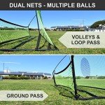 QUICKPLAY TEKKERS TRAINER Soccer Rebounder and Pass Nets