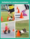 GHB Set of 12 Soccer Training Cones with Guide