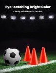 GHB Set of 12 Soccer Training Cones with Guide