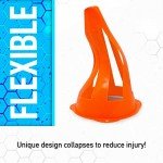 Franklin Sports 9" Flexible Soccer Cones - 4 Set