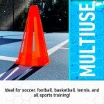 Franklin Sports 9" Flexible Soccer Cones - 4 Set