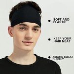 Pilamor 5-Pack Sports Headbands for Athletes