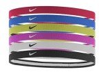 Nike Swoosh Headbands 6-Pack, Assorted Colors