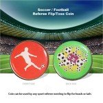 8-Piece Soccer Referee Gear Kit with Whistle and Flags