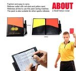 8-Piece Soccer Referee Gear Kit with Whistle and Flags