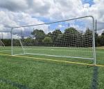 Regulation Size Steel Soccer Goal with Net