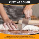 Stainless Steel Dough Cutter & Bench Scraper