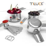 Stainless Steel Measuring Cups and Spoons Set