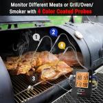 Bluetooth Meat Thermometer with 4 Probes – TP25