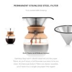 34oz High-Heat Borosilicate Glass Coffee Maker