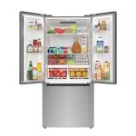 KoolMore 18.5cu French Door Refrigerator, Stainless Steel