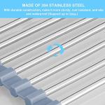 Sustainable Roll Up Dish Drying Rack - Stainless Steel