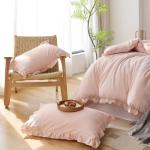Blush Pink Cozy Comforter Set, 3 Pieces