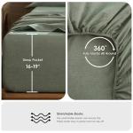 MooMee Soft Cotton Linen Bedding Sheet Set
