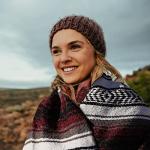 Extra Large Mexican Woven Yoga Blanket 178x127 cm