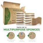 Eco-Friendly Dish Sponges - 12 Pack, Dual Sided