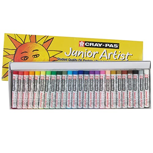 Sakura Cray-Pas Junior Oil Pastel Set, 25 Colors