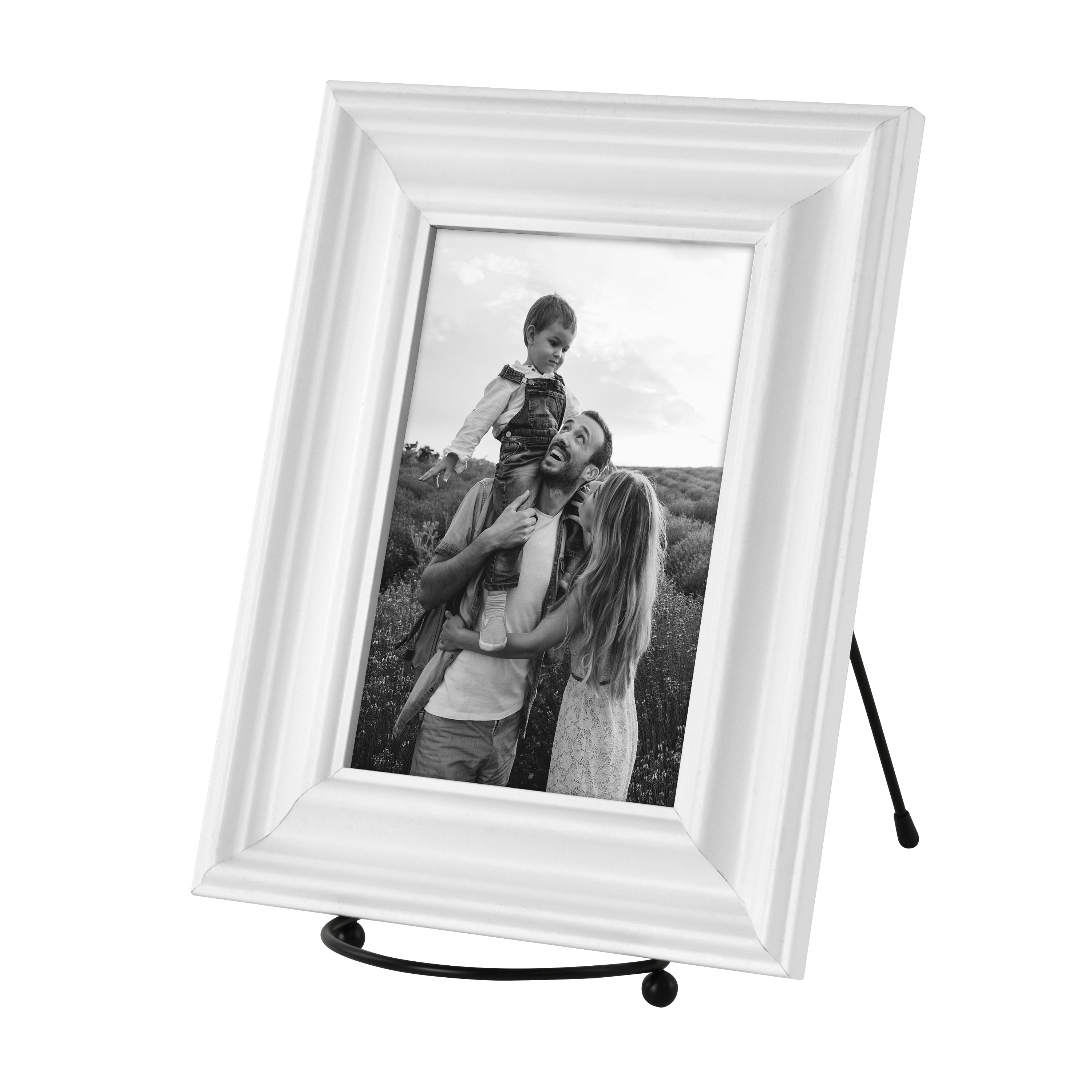 Classic Black Metal Picture Frame Easel, 6