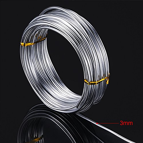 TecUnite 32.8ft Bendable Aluminum Craft Wire