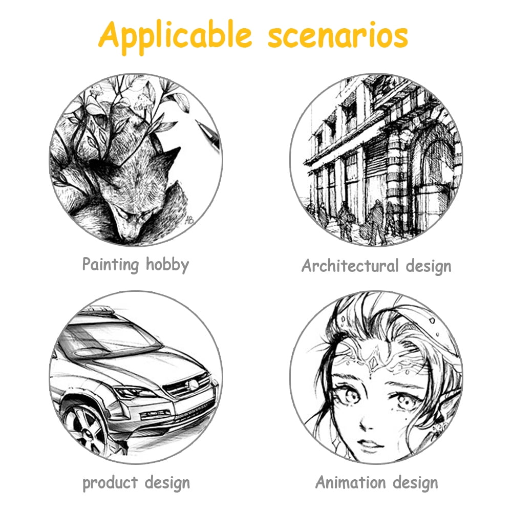 ODOMY 8-Piece Calligraphy Brush Marker Set