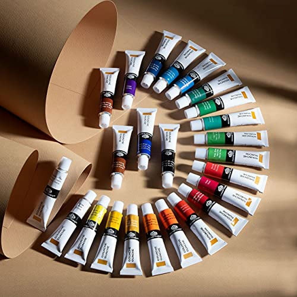 Royal & Langnickel Gouache Tube Paint Set, 24 Colors