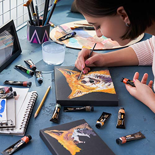 ARTEZA High-Quality Gouache Paint Set - 24 Tubes