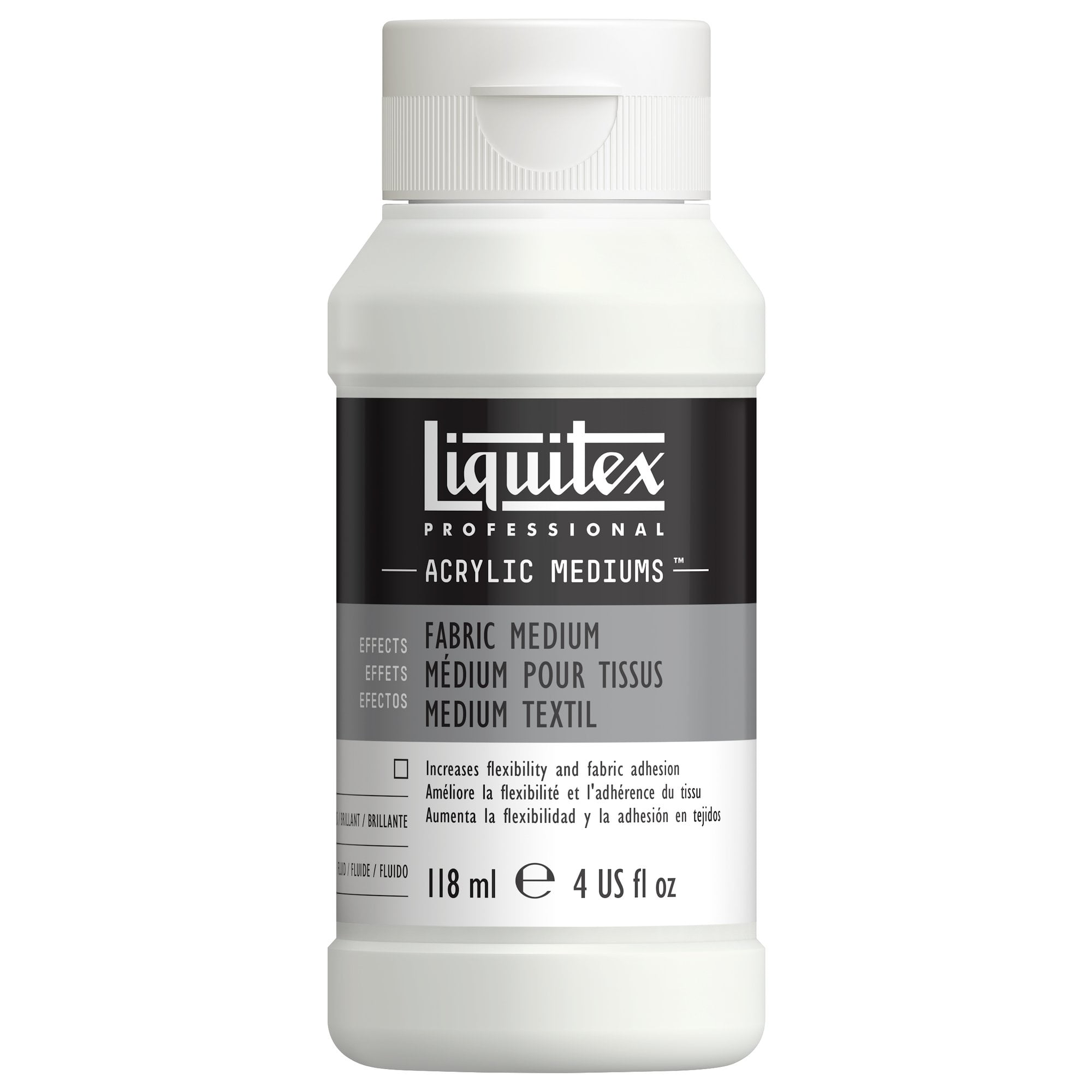 Liquitex Fabric Medium 118ml for Art Projects