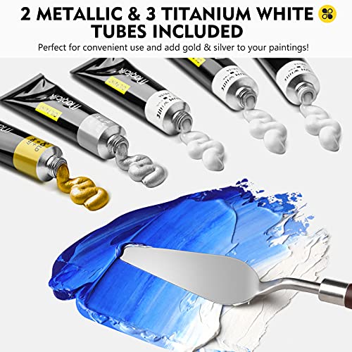 Magicfly Oil Paint Set - 40 Vivid Colors