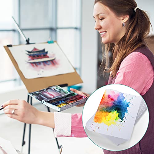 60 Sheets Cold Press Watercolor Paper Pack 5x7