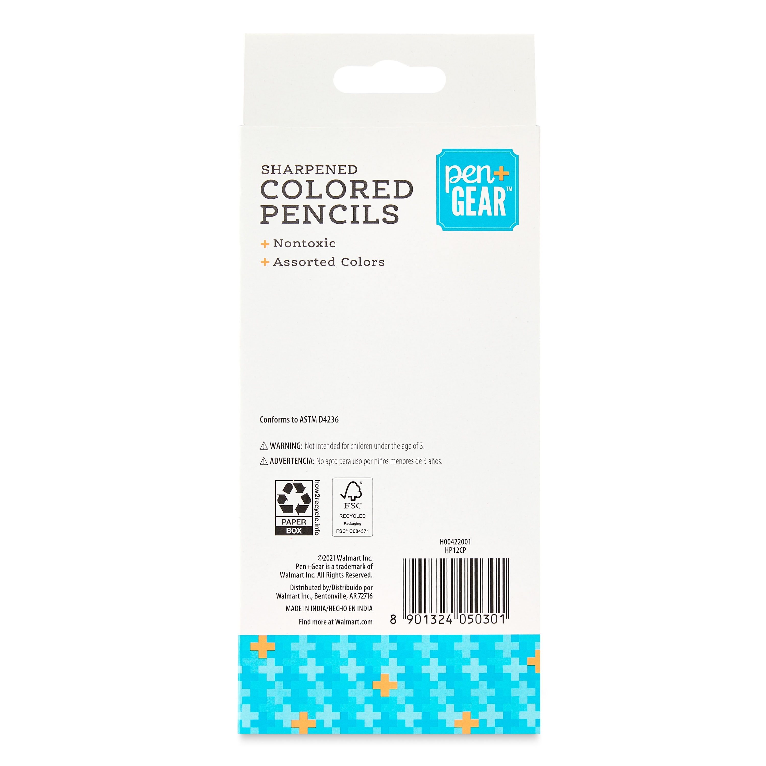 12 Pack of Sharpened Colored Pencils