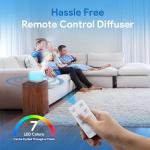 ASAKUKI 500ML Essential Oil Diffuser with Remote