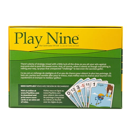 Play Nine Golf Card Game for Family Fun