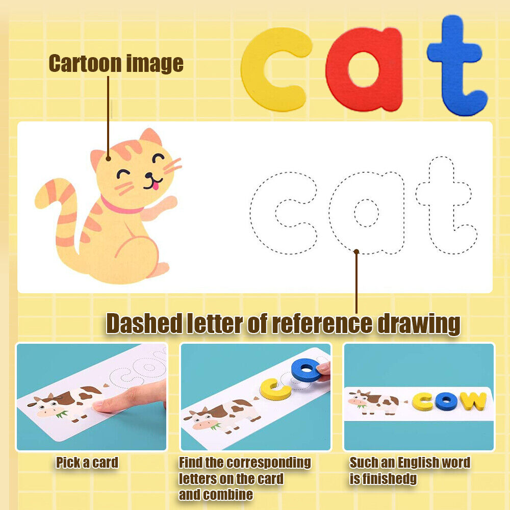 Wooden Learning Toys for Kids Ages 3-12