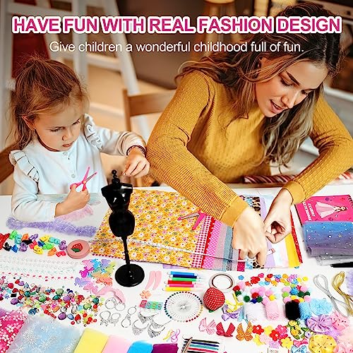 Fashion Design Kit for Creative Girls 600+ Pieces