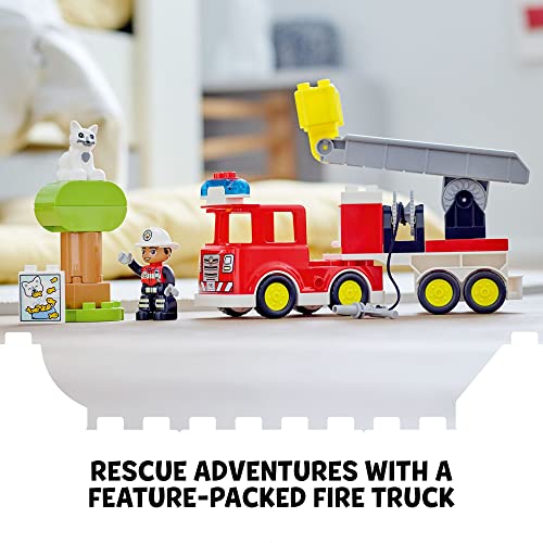 LEGO DUPLO Fire Truck Building Set for Toddlers