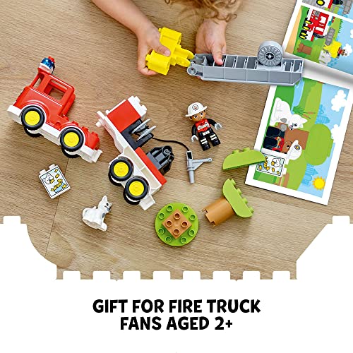 LEGO DUPLO Fire Truck Building Set for Toddlers