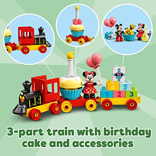 Mickey & Minnie Birthday Train Building Set