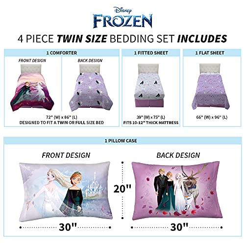 Disney Frozen 2 Twin Comforter and Sheet Set