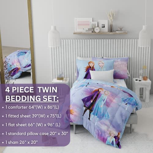 Disney Frozen Twin Bedding Set with Bonus Sham