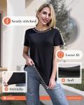 3 Pack Women's Casual Short Sleeve T-Shirts